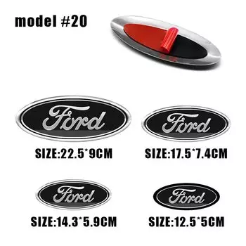 Автомобильный передний капот, эмблема, задняя крышка багажника, модификация, наклейка для Ford Fiesta Mondeo Focus Fusion Escape Shelby Edge Kuga