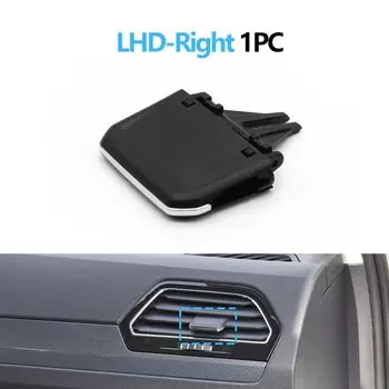 Автомобильный передний кондиционер, вентиляционная решетка переменного тока, вентиляционная решетка, зажим для регулировки весла, ремонтный комплект для VW Volkswagen Tiguan 2017-2022