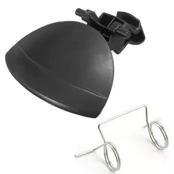 Автомобильный передний перчаточный ящик, ручка крышки ABS, черный с пружиной, сменный Ремонтный комплект для Citroen C4 2004-2010 купе, внутренние детали люка