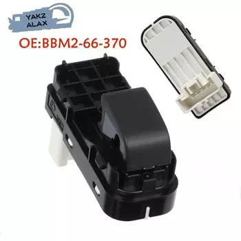 Автомобильный передний правый пассажирский переключатель управления стеклоподъемником, кнопка регулятора для Mazda 3 2010 2011 2012, BBM2-66-370, автозапчасти