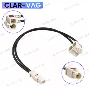 Автомобильный переходник с 2 гнезда на 1 штекер переходник с 2 гнезда на 2 штекера кабель для VW для Audi RCD330 410 440 360 RNS510 RCD510 RNS315