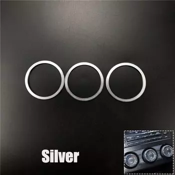 Автомобильный переключатель кондиционера из алюминиевого сплава, ручки управления, отделочное кольцо для Subaru Forester Impreza XV Crosstrek WRX Levorg