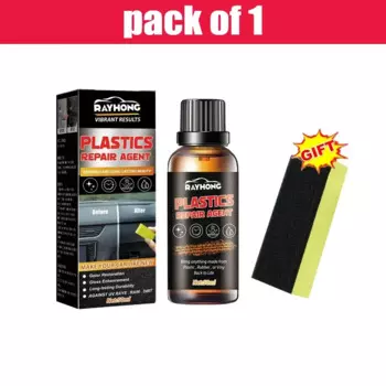 Автомобильный пластиковый Восстанавливающий агент с губкой, долговечный Восстанавливающий жидкий пластиковый Восстанавливающий покрывающий агент