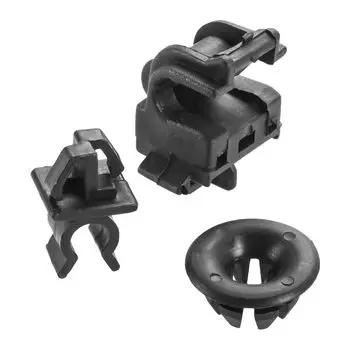 Автомобильный пластмассовый зажим, 3 шт., держатель штанги для открывания капота, зажимы для втулок для Honda Accord Odyssey Pilot RB1 90601-S84-A01 90602-S84-A01