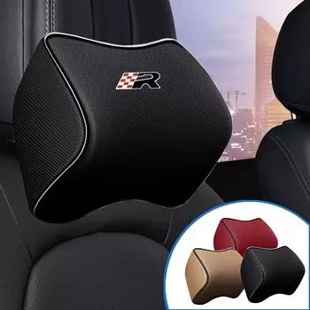 Автомобильный подголовник, подушка для шеи, автомобильная подушка для шеи, пена с эффектом памяти, дышащая для Seat Alhambra Altea Arona Arosa Ateca Cordoba R Cupra