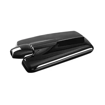 Автомобильный подлокотник для хранения и поддержания порядка, панель из углеродного волокна, текстура, ABS крышка, внутренняя отделка для Mercedes Benz CLS W218 класс 2012-2017