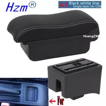 Автомобильный Подлокотник VW Vento Polo Vivo, кожаный/АБС-пластик, Аксессуары Для Модификации Интерьера Для Моделей 2009-2020...