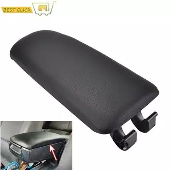Автомобильный подлокотник, защелка, крышка центральной консоли, центральный зажим, крышка подлокотника из искусственной кожи для Audi A4 B6 B7 2002-2008, аксессуары