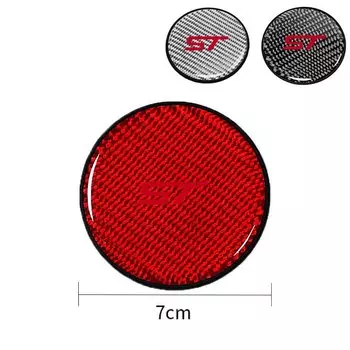 Автомобильный подстаканник 7 см, подставка из углеродного волокна с узором, автомобильный подстаканник для Ford ST STLine Focus x 2 3 Kuga FIESTA MONDEO