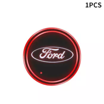 Автомобильный подстаканник со светодиодной подсветкой, автомобильный подстаканник, красочный светильник для Ford Focus Mondeo Kuga Fiesta MK7 Escort Explorer Edge 2 MK2 MK4