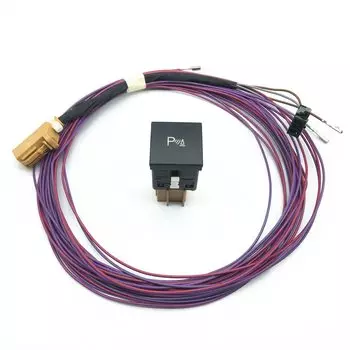 Автомобильный помощник по парковке, кнопка переключения PDC, OPS, автоматический радарный переключатель, жгут проводов для Jetta GOLF 6 MK6 16D 927122 1ТД 927122