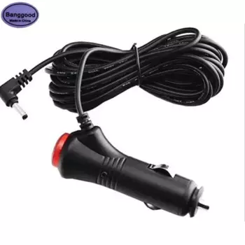 Автомобильный прикуриватель, DC 12 В, DC 2,5 мм или 3,5 мм, адаптер питания с переключателем вкл/выкл, кабель 1,5 метра для GPS-радар-детектора