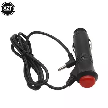 Автомобильный прикуриватель постоянного тока 3,5 x 1,35 мм, зарядное устройство, кабель питания, универсальный для автомобильного GPS-монитора, камеры, адаптер 1 м, провод