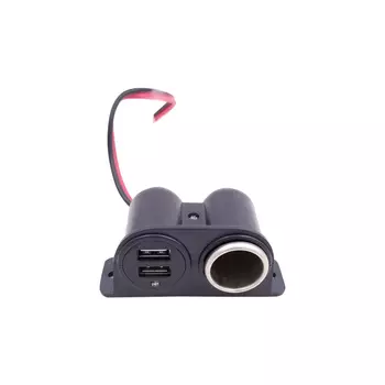 Автомобильный прикуриватель, вспомогательная USB-розетка с двойной розеткой, 12 В постоянного тока, адаптер, аксессуары для стайлинга автомобилей