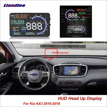 Автомобильный проектор HUD для Kia KX3 KX5 KX7 2015-2018, цифровой спидометр, проектор расхода топлива