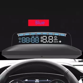Автомобильный проектор на лобовое стекло EANOP M40 OBDII HUD, проектор скорости на лобовое стекло OBD2, сигнализация безопасности, температура воды, превышение скорости, оборот в минуту, напряжение