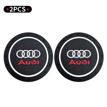 Автомобильный Противоскользящий коврик для подстаканника для Audi A3 A4 B5 B6 A3 8P 8V 8L A5 A6 C6 C5 A1 A7 A8 Q2 Q3 TT RS3 RS4, автомобильные аксессуары для стайлинга