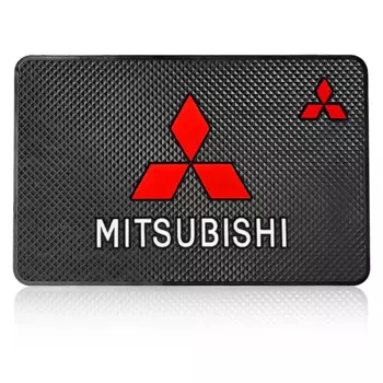 Автомобильный Противоскользящий Коврик Mitsubishi, Держатель Для Телефона, Нескользящая Накладка
