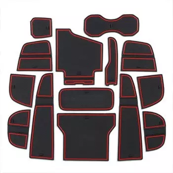 Автомобильный противоскользящий коврик Smabee для ворот для VOLVO XC60 2018 2019 2020, аксессуары для интерьера, подстаканник, нескользящие коврики, подставка для двери