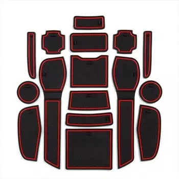 Автомобильный Противоскользящий коврик ZUNDUO со слотом для ворот, подстаканника для Nissan Qashqai 2019 Rogue, аксессуары для интерьера, резиновая подставка, подстаканники, Нескользящие коврики