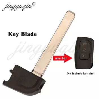Автомобильный пульт дистанционного ключа jingyuqin для Ford C-Max Focus MK2 Kuga Mondeo Galaxy HU101 Smart, необработанное лезвие, замена заготовки