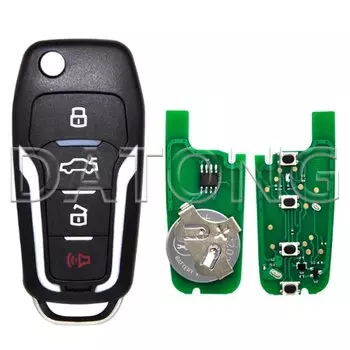 Автомобильный пульт дистанционного управления Datong World для Ford Focus Edge Explorer Escape Ranger Mustang Flex Mercury 315/433 МГц CWTWB1U345, флип-ключ
