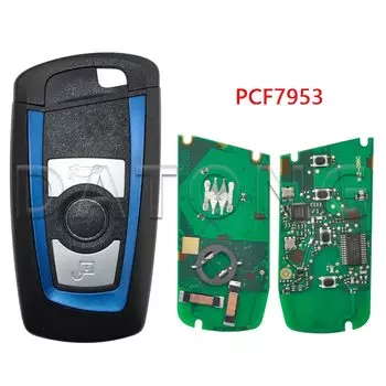 Автомобильный пульт дистанционного управления Datong для BMW 3 5 7 серии 318 320 325 330 523 528 535 550 ID49 PCF7953 315/434/868 МГц