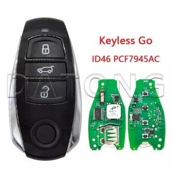 Автомобильный пульт дистанционного управления Datong World 433 МГц ID46 для VW Volkswagen Touareg 2011-2018