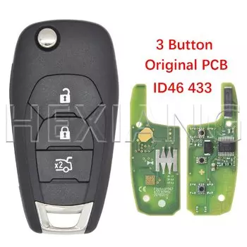 Автомобильный пульт дистанционного управления HE ID46 PCF7952 433 МГц для Chevrolet Cruze Avo XL7 XL8 Trailblazer Onix RS Tracker