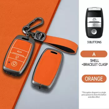 Автомобильный пульт дистанционного управления из сплава, чехол для KIA Sportage, Cerato, Optima, K2, K3, K4, K5, RIO Picanto, Soul, Sorento, Sedona, 3, 4 кнопки