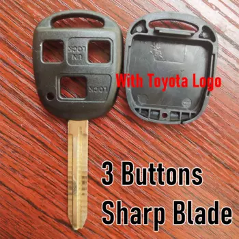 Автомобильный пульт дистанционного управления с кнопкой Wooeight 2/3, запасной брелок для автомобильного ключа, подходит для Lexus GX470 GS300 GS400 RX350 ES300 для Toyota