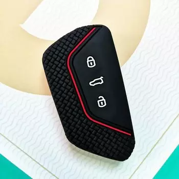 Автомобильный пульт дистанционного управления с умным замком, брелок для ключей, защитный чехол для VW Tiguan L pro 2024-Pre