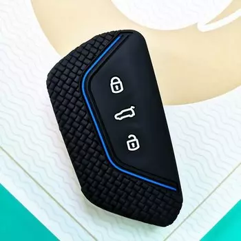 Автомобильный пульт дистанционного управления с умным замком, брелок для ключей, защитный чехол для VW Tiguan L pro 2024-Pre