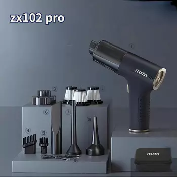 Автомобильный пылесос ITUTN, мощный беспроводной ручной робот-пылесос, всасывание и выдувание, двухцелевой пылесос