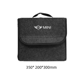 Автомобильный ящик для хранения багажника с логотипом, большая вместительная сумка-органайзер для инструментов, аксессуары для BMW Mini Cooper One S R50 R53 R56 F55 F56