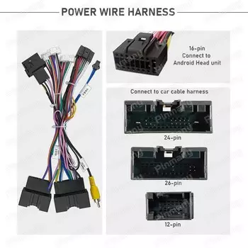 Автомобильный радиокабель, адаптер жгута проводов, декодер CAN Bus FDC12 для Ford Focus Fiesta Ecosport Kuga Edge Taurus Everest Tourneo