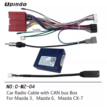 Автомобильный радиокабель CAN-Bus Box Adapter для Mazda 3 6 CX-7, жгут проводов