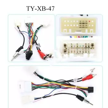 Автомобильный радиокабель TOYOTA стерео жгут проводов кабель-адаптер Android 16pin для TOYOTA CAMRY/LAND CRUISER/TOYOTA RAV4/TOYOTA PRADO/