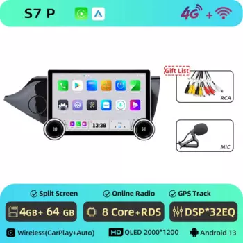 Автомобильный радиоприемник 11,8 дюйма 2K для KIA Cee 'd CEED JD 2012-2018 2 Din Android Стерео GPS Авторадио мультимедийный видеоплеер навигация Carplay