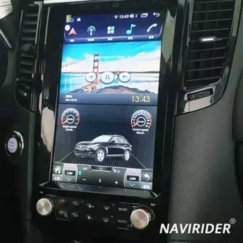 Автомобильный радиоприемник 12,1 дюймов, экран Tesla, Android 14, для Infiniti FX35, FX37, FX50, QX70, 2009-2016, GPS-навигация, автомобильный стерео Мультимедийный Плеер
