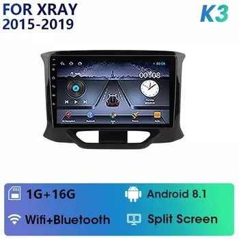 Автомобильный радиоприемник 2 Din Android 11 для LADA X Ray Xray 2015-2019, мультимедийный видеоплеер, навигация, GPS, разделенный экран, стерео Carplay RDS