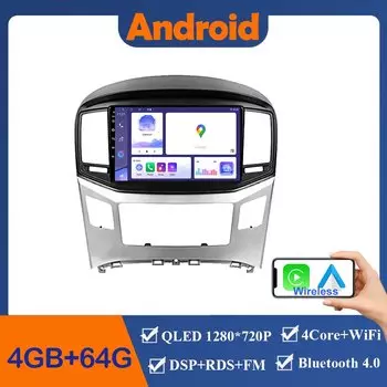 Автомобильный радиоприемник Android 15, беспроводной Carplay для Hyundai H1 Grand Starex 2015-2020, головное устройство, мультимедийный плеер, GPS-навигация, 5G Wi-Fi