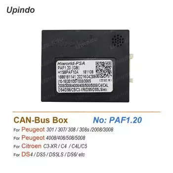 Автомобильный радиоприемник Android, адаптер декодера CAN-шины для Peugeot 301 307 308 2008 3008 408 508 5008 Citroen C3 C4 C5 DS4 DS5 DS6