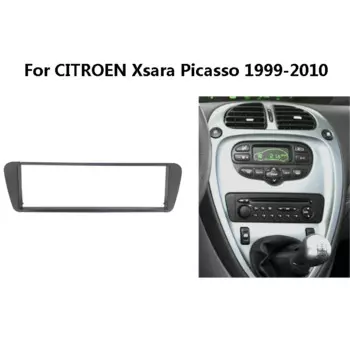 Автомобильный радиоприемник для CITROEN Xsara Picasso 1999-2010, стереоприборная панель CD, установка на отделку, одиночный 1-диночный комплект рамки