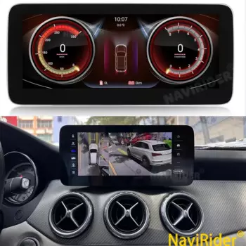 Автомобильный радиоприемник для Mercedes Benz A CLA GLA Class W176 C117 X117 X156 2012-2018 10,25 дюйма, беспроводной CarPlay wi-fi DSP, мультимедийный плеер