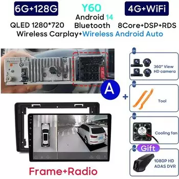 Автомобильный радиоприемник для Renault Trafic 2 для Opel Vivaro A для Nissan primastar 2006-2014 навигация GPS Carplay Android Auto 4G без 2din