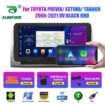 Автомобильный радиоприемник для TOYOTA PREVIA ESTIMA TARAGO UV Silver RHD Octa Core Android Автомобильный DVD GPS-навигатор Автомобильная стереосистема Carplay Android Auto