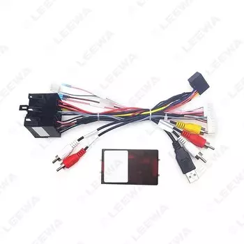 Автомобильный радиоприемник LEEWA 16PIN Android Power Calbe с can-шиной для KIA Sorento Cerato аудио адаптер жгута проводов # CA6519