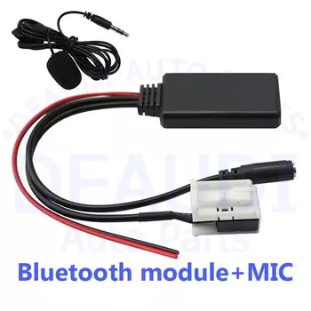 Автомобильный радиоприемник RD4 Bluetooth Music AUX Phone Call Handsfree MIC адаптер для Peugeot 207 307 308 для Citroen C2 C3 12-контактный разъем