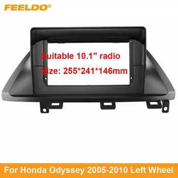 Автомобильный радиоприемник, стерео 2Din, рамка Fascia ДЛЯ Honda Odyssey 05-10 (LHD, американская версия) 10,1 дюйма, большой экран, аудио, панель приборной панели, крепление T